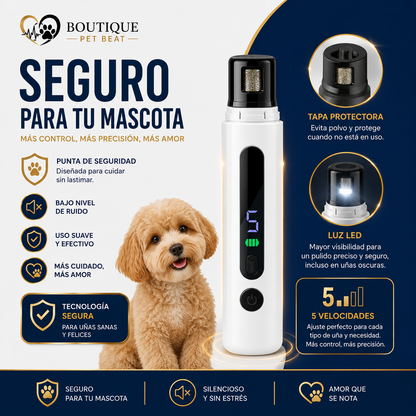 Beat – PawGrind Pro | Limador Eléctrico de Uñas para Perros y Gatos