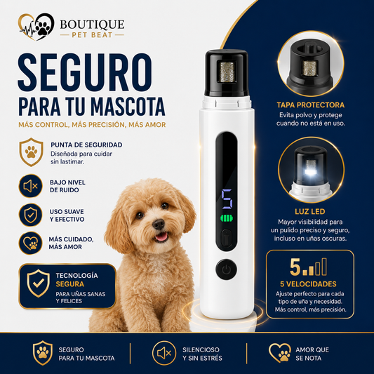 Beat – PawGrind Pro | Limador Eléctrico de Uñas para Perros y Gatos