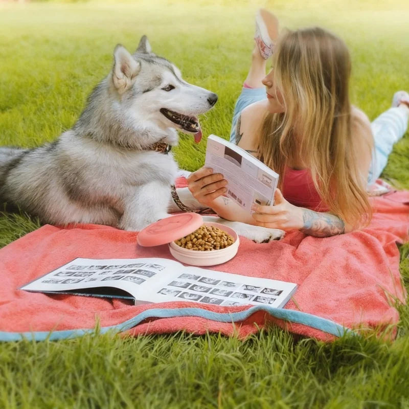 Contenedor de Viaje 2 en 1 para Mascotas