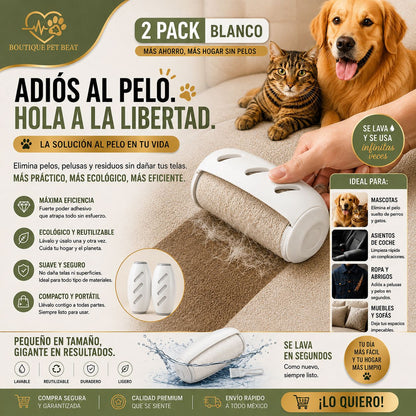 Rodillo Quitapelos Reutilizable | Lavable, Ecológico y Portátil